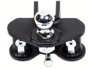 Black and chrome trailer hitch showing Blue Ox BXW4067 2-Point Hitch Accessory