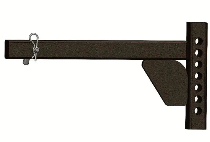 Black metal weight rack attachment for Blue Ox BXW4089 SwayPro hitch accessory