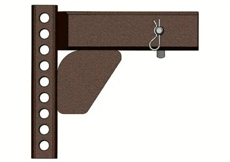 Adjustable brown trailer hitch accessory for Blue Ox BXW4092 SwayPro Hitch stability