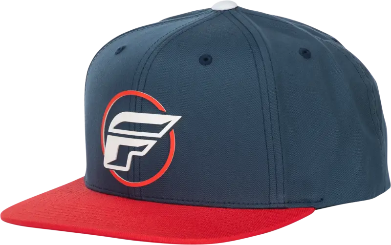 Fly Half Wing Hat Blue/Red - FLY RACING