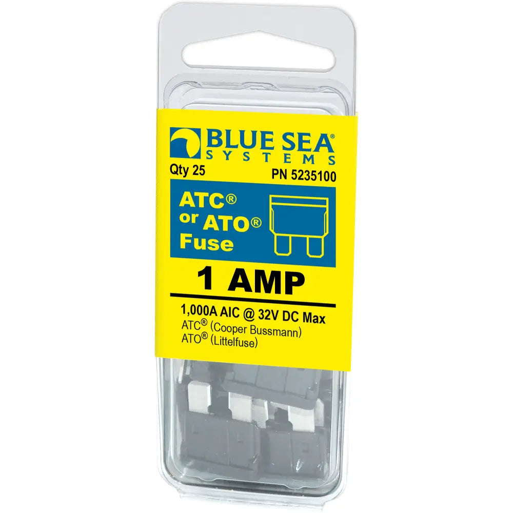 Blue SEA 5235100-BSS - Fuse ATO ATC 1A Pack 25