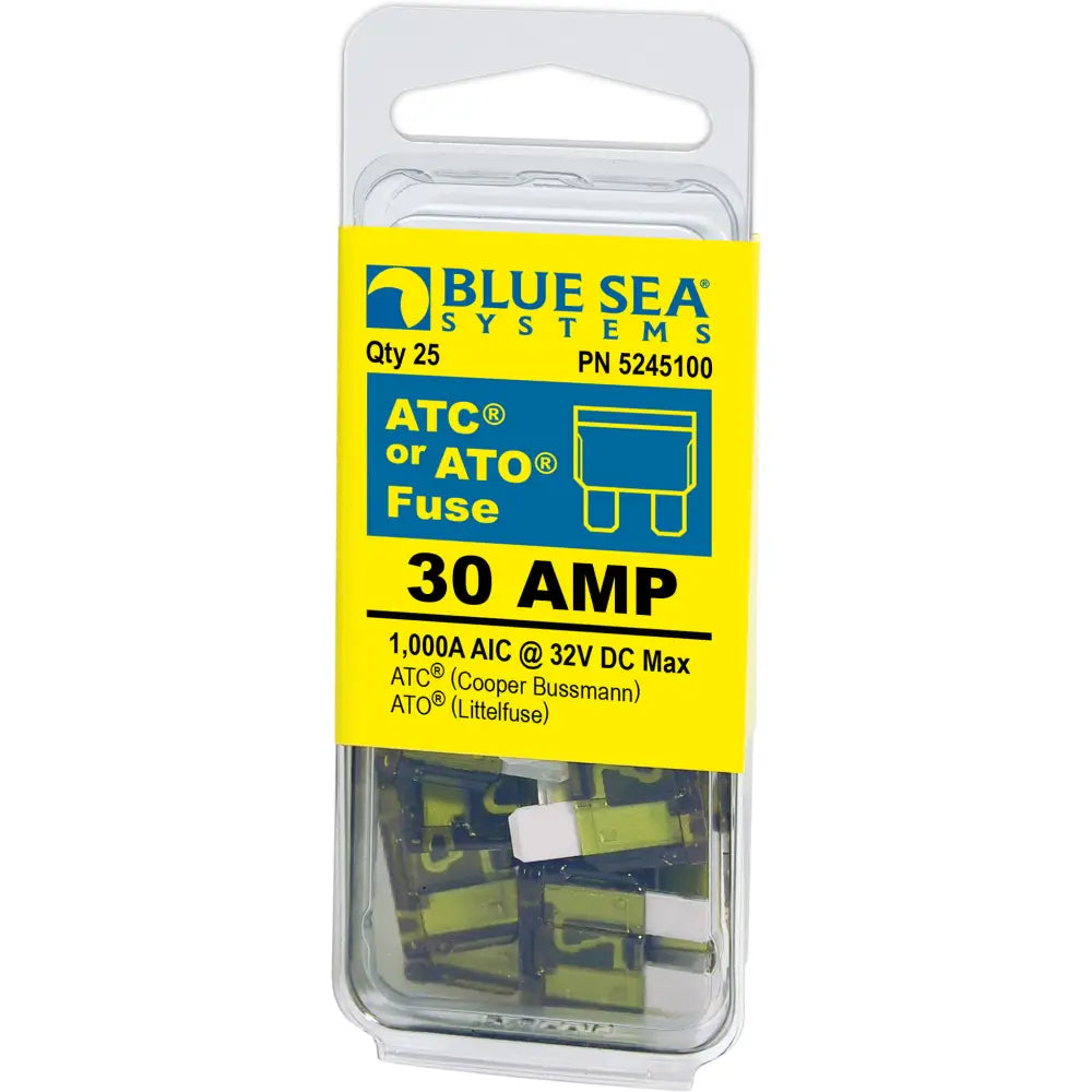 Blue SEA 5245100-BSS - Fuse ATO ATC 30A Pack 25