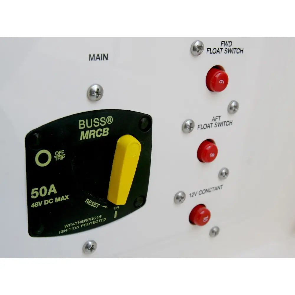 Blue SEA No Supplier Warranty Circuit Breaker 7039-BSS - 187 Pnlmnt 50A