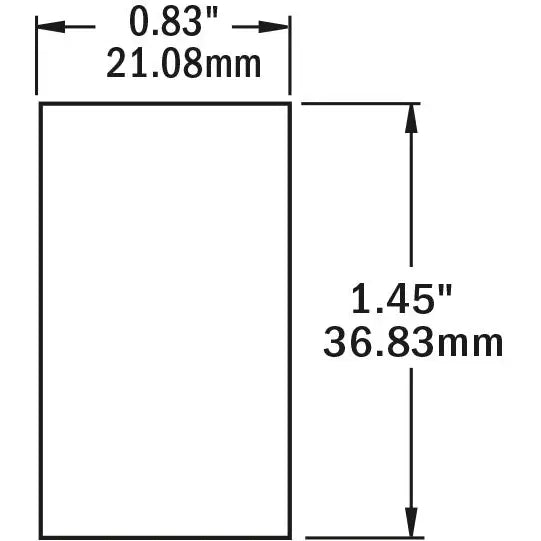 Blue SEA No Supplier Warranty Multi Purpose Switch 7936-BSS - Black Contura2 Dpdt ON-OFF-ON
