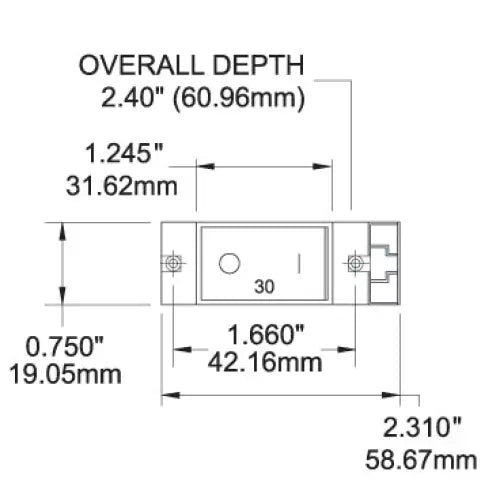 Blue SEA Double Pole Magnetic Hydraulic Type Circuit Breaker 7417-BSS - A2 Flat Rocker 50A