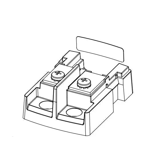 Blue SEA Ignition Protected Fuse Block 5006100-BSS - Maxi IP 30 80A Replaces
