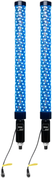 Bluetooth 2" Fat Led Whip 1 Pr Led Fat Whips - BOSS AUDIO