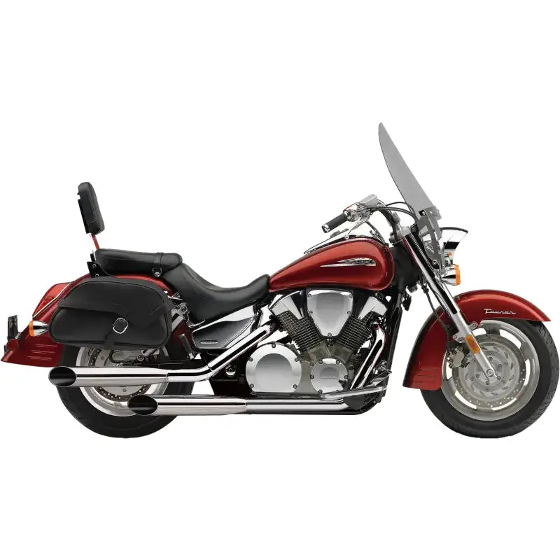 Blvd Slashcut Slip On Chrome Hon Vtx1300r/S/T 03 09 - COBRA