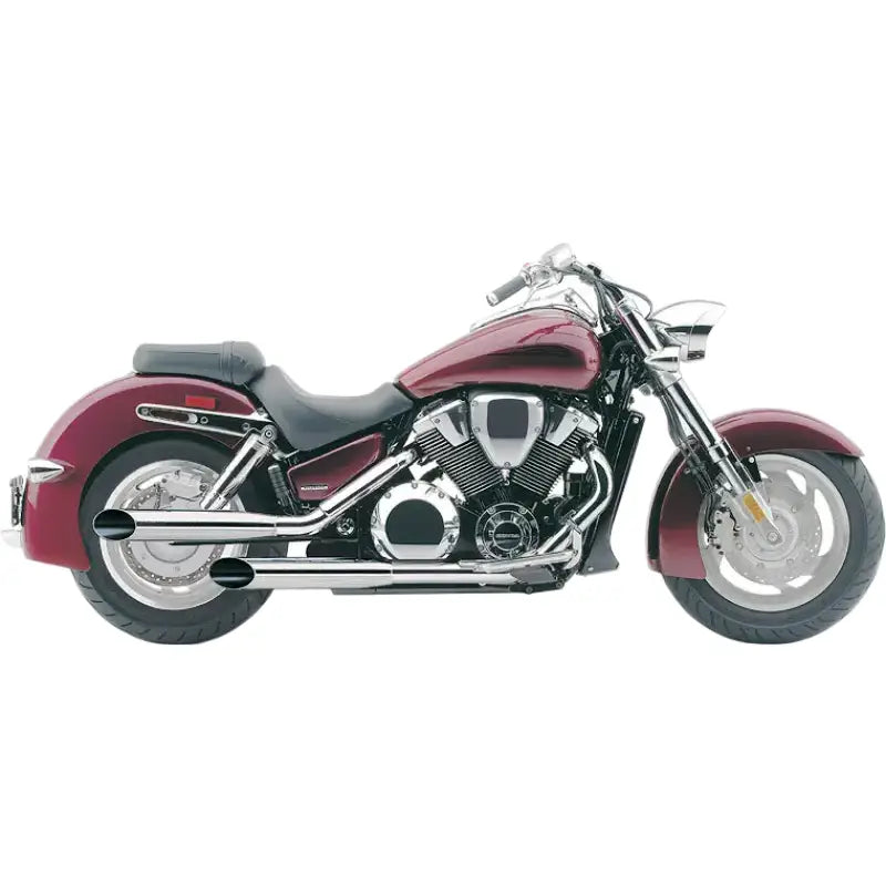 Blvd Slashcut Slip On Chrome Hon Vtx1800r/S/N/F/T 02 08 - COBRA
