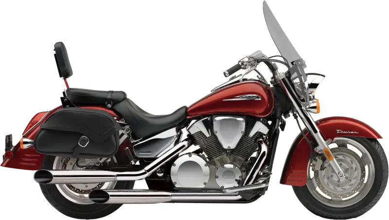 Blvd Slashcut Slip On Chrome Hon Vtx1300r/S/T 03 09 - COBRA