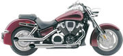 Blvd Slashcut Slip On Chrome Hon Vtx1800r/S/N/F/T 02 08 - COBRA