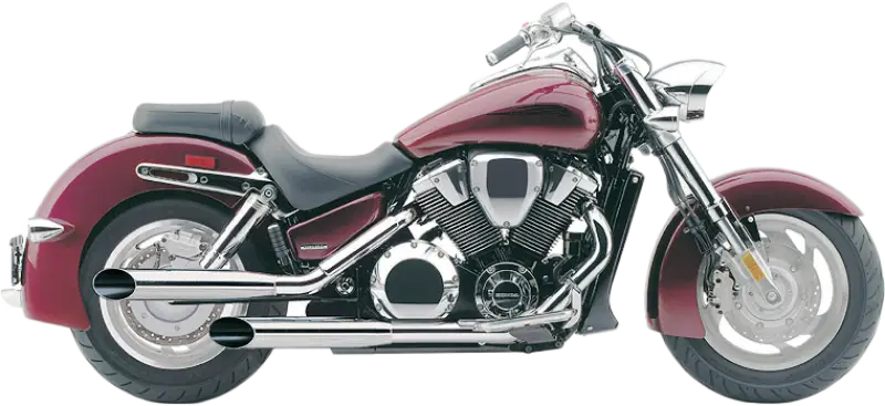 Blvd Slashcut Slip On Chrome Hon Vtx1800r/S/N/F/T 02 08 - COBRA