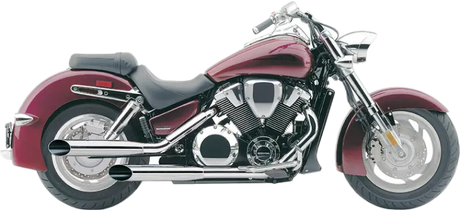 Blvd Slashcut Slip On Chrome Hon Vtx1800r/S/N/F/T 02 08 - COBRA