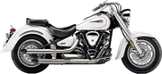 Blvd Slashcut Slip On Chrome Yam V Star 1100 - COBRA
