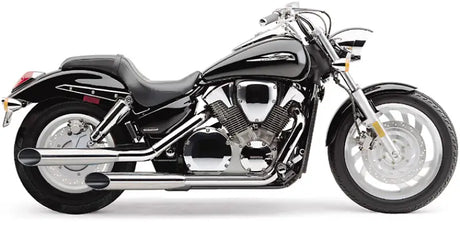 Blvd Slashcut Slip On Chrome Hon Vtx1300c 04 09 - COBRA