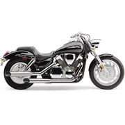 Blvd Slashcut Slip On Chrome Hon Vtx1300c 04 09 - COBRA