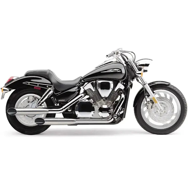 Blvd Slashcut Slip On Chrome Hon Vtx1300c 04 09 - COBRA