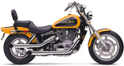 Blvd Slashcut Slip On Chrome Hon Vt1100 Spirit 97 07 - COBRA