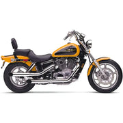 Blvd Slashcut Slip On Chrome Hon Vt1100 Spirit 97 07 - COBRA