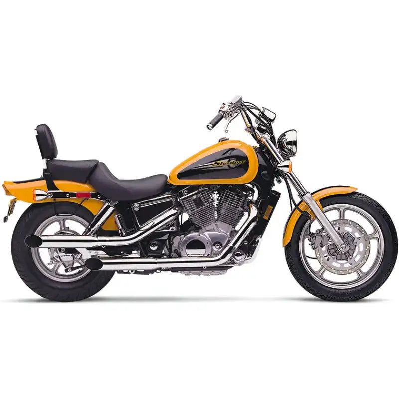Blvd Slashcut Slip On Chrome Hon Vt1100 Spirit 97 07 - COBRA