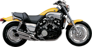 Blvd Slashcut Slip On Chrome Yam Vmax - COBRA