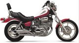 Blvd Slashcut Slip On Chrome Yam Virago 750/1100 84 99 - COBRA
