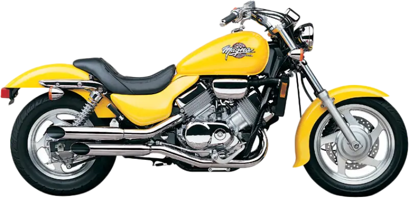 Blvd Slashcut Slip On Chrome Hon Vt750 Magna 94 03 - COBRA