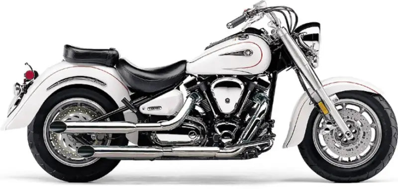 Blvd Slashcut Slip On Chrome Yam Roadstar 1600/700 99 14 - COBRA