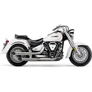 Blvd Slashcut Slip On Chrome Yam Roadstar 1600/700 99 14 - COBRA