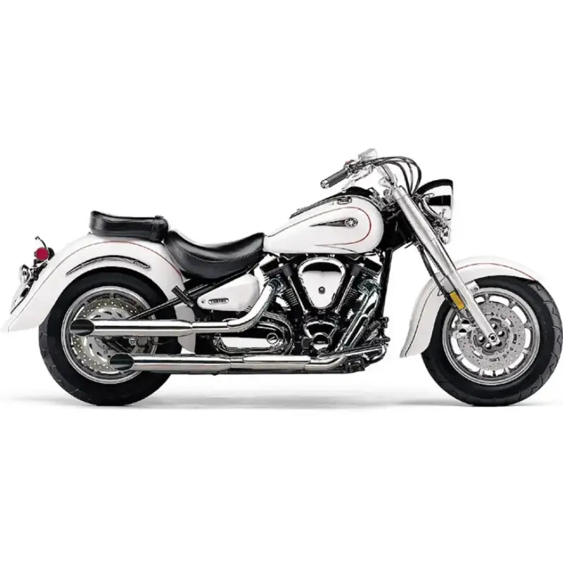 Blvd Slashcut Slip On Chrome Yam Roadstar 1600/700 99 14 - COBRA