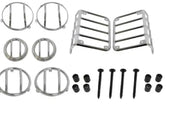 BM13891-4SS Black Mountain Headlight/ Tail Light Guard Set Euro Style