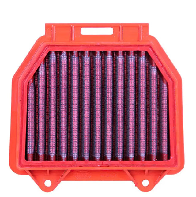 Orange-framed air filter with pleated media for Honda CB 125 R replacement air upgrade