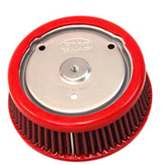 Red and silver high-performance air filter for Harley Davidson Touring FLHTCUSE2 CVO