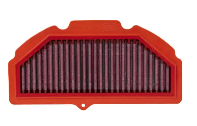 Orange framed pleated air filter from BMC BMC Air for GSXR1000 motorcycle