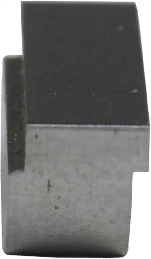 Industrial metal block with stepped, angled top for BMP-TK6 Offset Timing Key