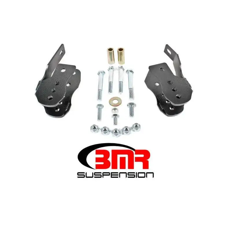 BMR Suspension BMR 05-14 S197 Mustang Bolt-On Control Arm Relocation Brackets - Black Hammertone