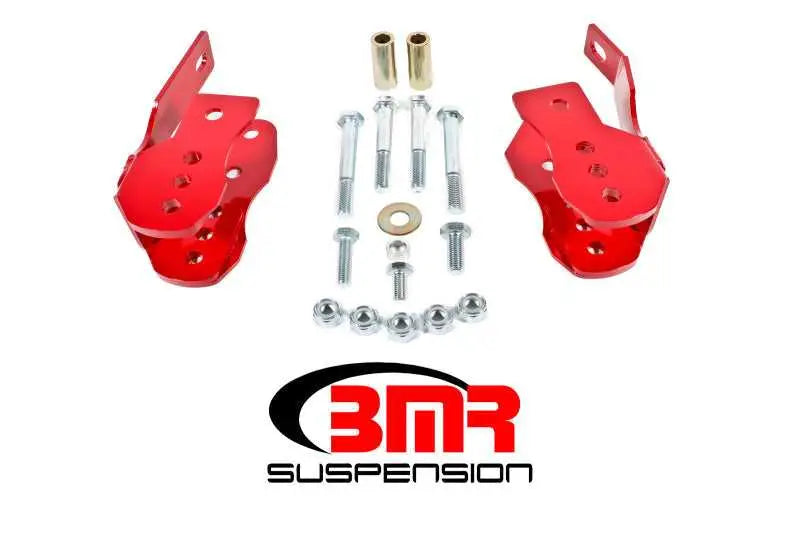 BMR Suspension BMR 05-14 S197 Mustang Bolt-On Control Arm Relocation Brackets - Red