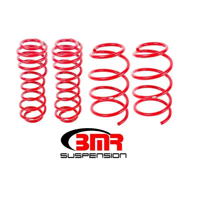 BMR Suspension BMR 05-14 S197 Mustang GT Drag Version Lowering Springs (Set Of 4) - Red