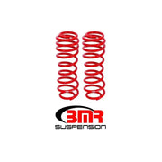BMR Suspension BMR 05-14 S197 Mustang GT/GT500 Rear Performance/Drag Lowering Springs - Red