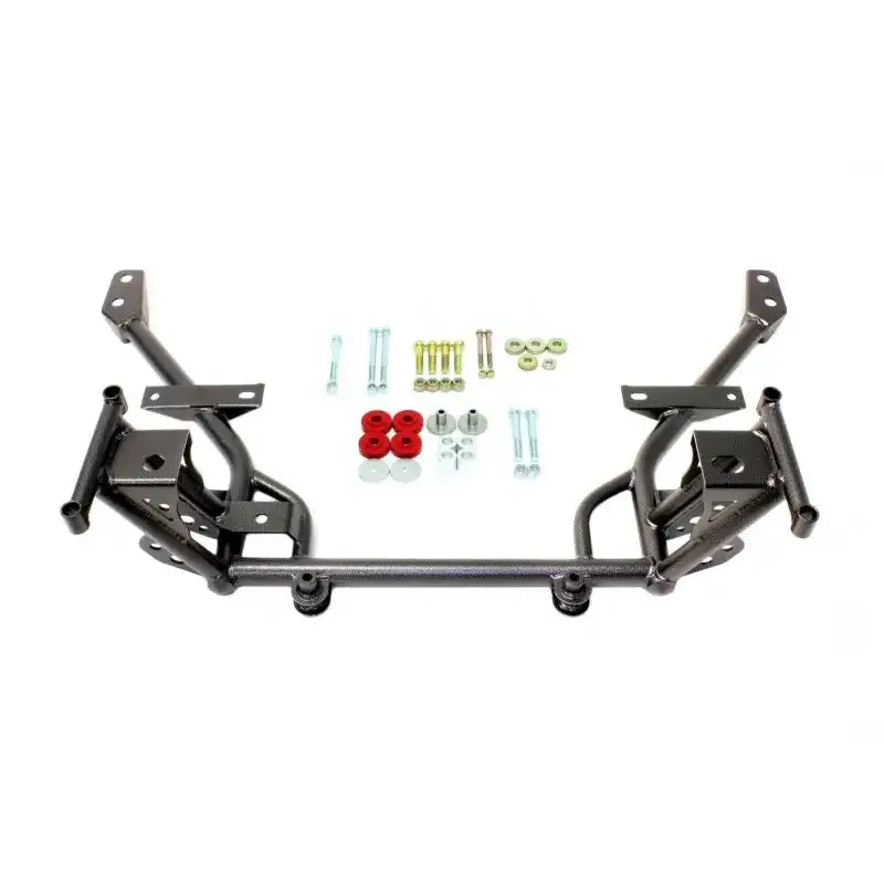 BMR 05-14 S197 Mustang K-Member w/ STD. Motor Mounts and Rack - Black Hammertone - Truck & Automotive