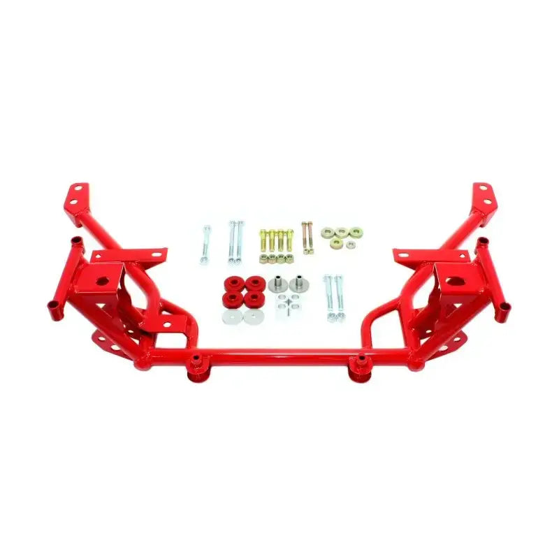 BMR 05-14 S197 Mustang K-Member w/ STD. Motor Mounts and Rack - Red - Truck & Automotive