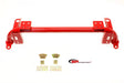 Red tubular chassis brace with hardware for S197 Mustang radiator support and sway bar mount