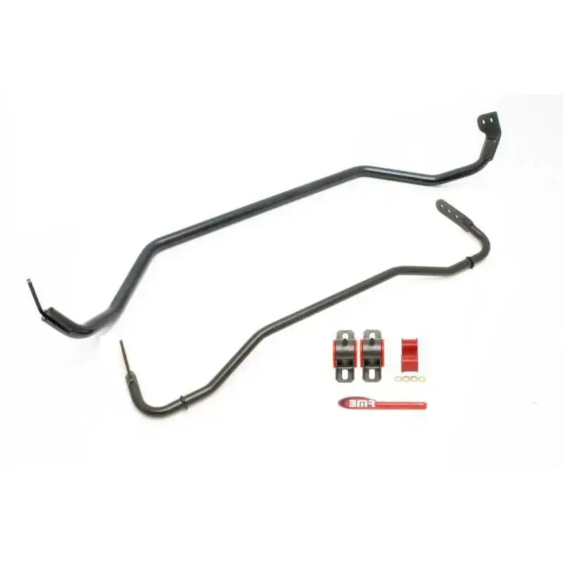 BMR Suspension BMR 08-09 Pontiac G8 Front & Rear Sway Bar Kit w/ Bushings - Black Hammertone