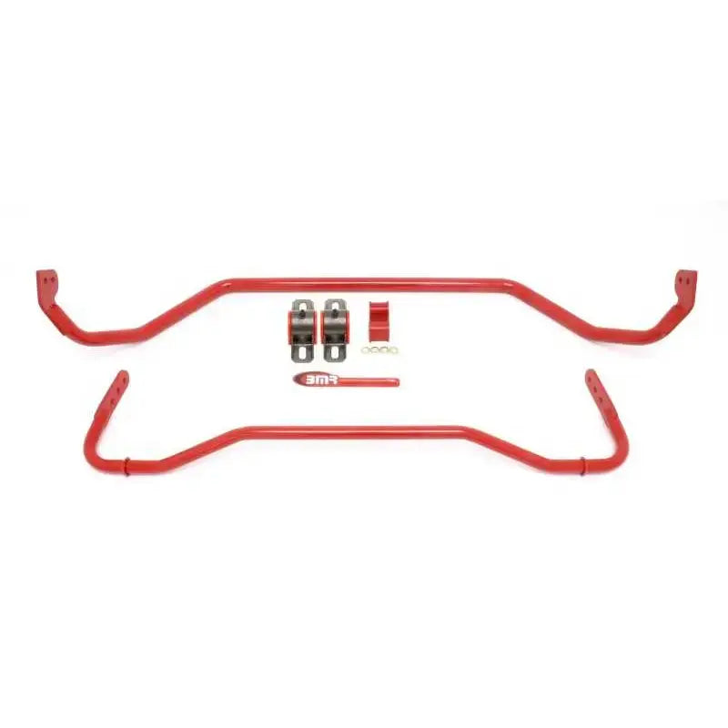 BMR Suspension BMR 08-09 Pontiac G8 Front & Rear Sway Bar Kit w/ Bushings - Red