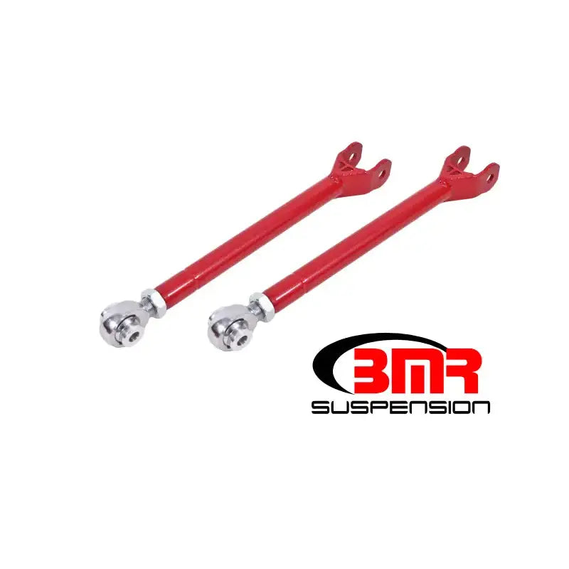 BMR 08-17 Challenger Lower Trailing Arms w/ Single Adj. Rod Ends - Red - Truck & Automotive