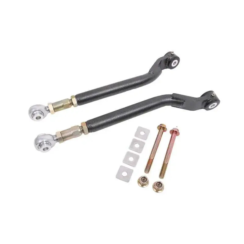 BMR Suspension BMR 08-17 Challenger Rear On-Car Adj. Toe Rods Delrin/Rod End Combo - Black Hammertone
