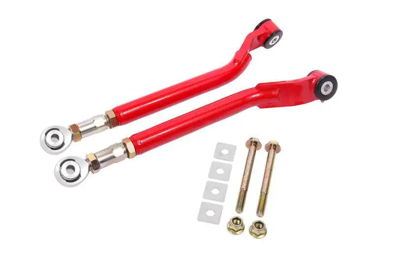 BMR Suspension BMR 08-17 Challenger Rear On-Car Adj. Toe Rods Delrin/Rod End Combo - Red