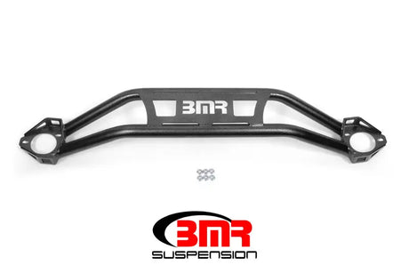 BMR 08-18 Dodge Challenger Front Strut Tower Brace - Black Hammertone (Twin Tube Design) - Truck & Automotive