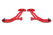 BMR 10-14 Ford Mustang / Shelby GT500 Non-Adj. Lower A-Arms (Poly/Delrin) - Red - Truck & Automotive