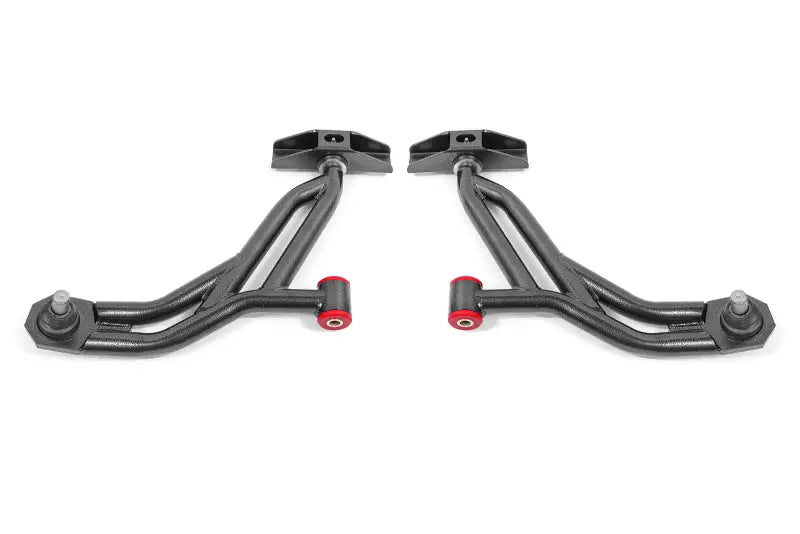 BMR 10-14 Ford Mustang / Shelby GT500 Non-Adj. Lower A-Arms (Poly/Delrin) - Black Hammertone - Truck & Automotive